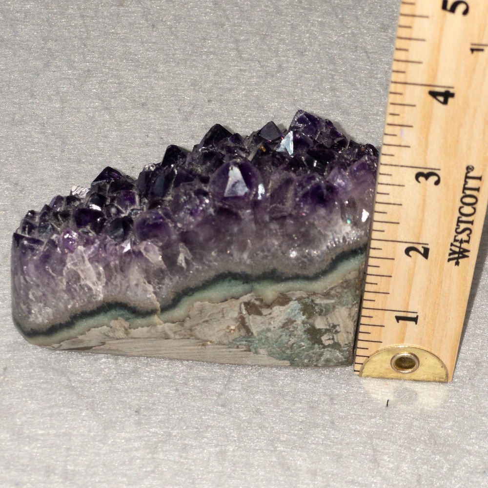 Amethyst Crystal Geode 1lb 5oz Lapidary Rock Hounding Jewelry Making - Picture 13 of 16